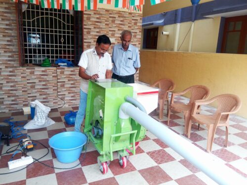 Machine for millets! Try a high quality portable small millet impact huller (SMF V2) developed by Saravanan from DHAN foundation